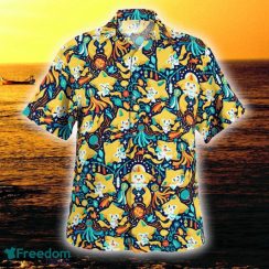 Jirachi PoKeMon Combo Hawaiian Shirt And Shorts Best For Men And Women Holidays image Jirachi PoKeMon Combo Hawaiian Shirt And Shorts Best For Men And Women Holidays - Jirachi PoKeMon Hawaiian Shirt_3