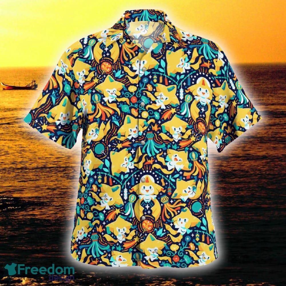 Jirachi PoKeMon Combo Hawaiian Shirt And Shorts Best For Men And Women Holidays image Jirachi PoKeMon Combo Hawaiian Shirt And Shorts Best For Men And Women Holidays - Jirachi PoKeMon Hawaiian Shirt_3