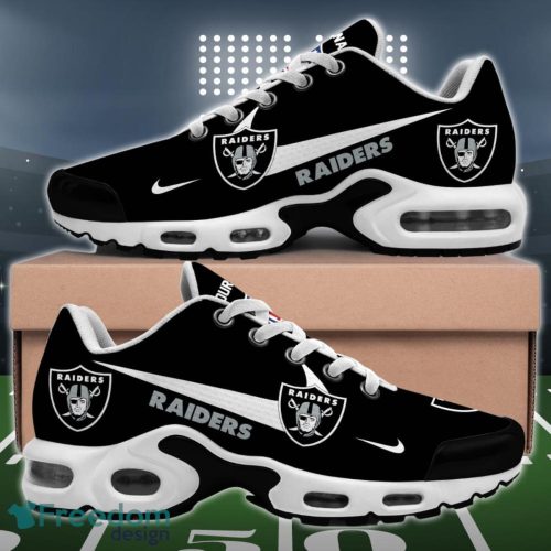 Las Vegas Raiders Swoosh NFL Custom Name Air Cushion Sport Shoes Product Photo 2