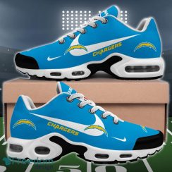 Los Angeles Chargers Swoosh NFL Custom Name Air Cushion Sport Shoes Product Photo 2