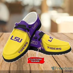 LSU Tigers Loafer Shoes Custom Name For Men Women Product Photo 2