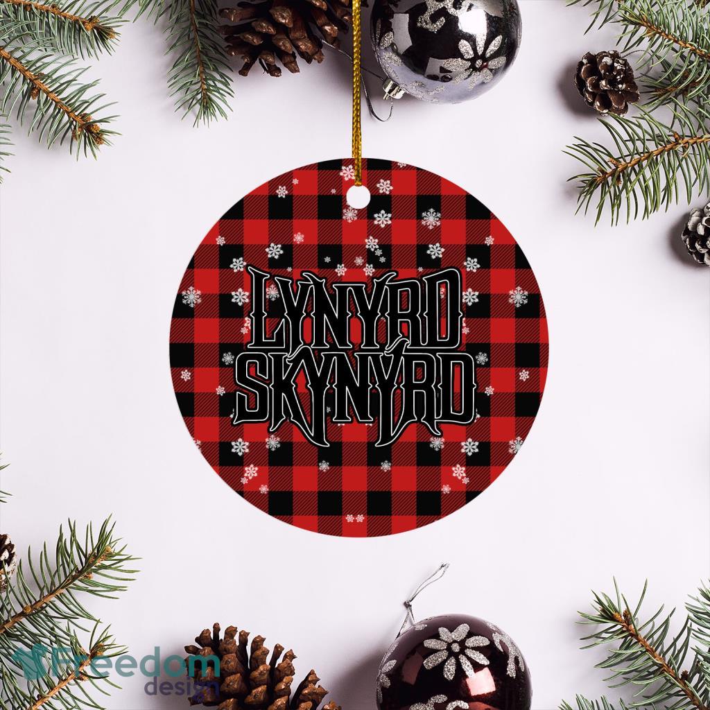 Lynyrd Skynyrd Merry Christmas Circle Ornament image Lynyrd Skynyrd Merry Christmas Circle Ornament Product Photo 1