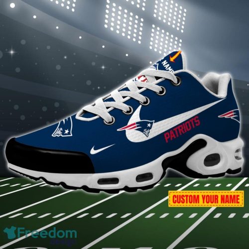 New England Patriots Swoosh NFL Custom Name Air Cushion Sport Shoes Product Photo 1