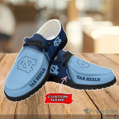 North Carolina Tar Heels Loafer Shoes Custom Name For Men Women Product Photo 2