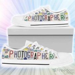 Photographer Low Top Canvas Shoes For Men Women