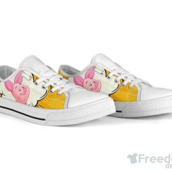 Piglet Sneakers Low Top Canvas Shoes Product Photo 2
