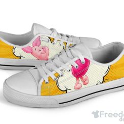 Piglet Sneakers Low Top Canvas Shoes Product Photo 3