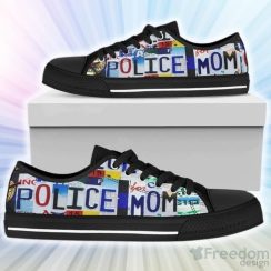 Police Mom Low Top Canvas Shoes For Men Women