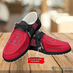 Rutgers Scarlet Knights Loafer Shoes Custom Name For Men Women Product Photo 2