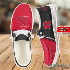 Rutgers Scarlet Knights Loafer Shoes Custom Name For Men Women