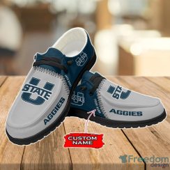 Utah State Aggies Loafer Shoes Custom Name For Men Women Product Photo 2