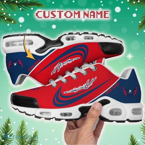 Washington Capitals Air Cushion Sports Shoes Logo For Fans Gift Custom Name - Washington Capitals Air Cushion Sports Shoes Logo For Fans Gift Custom Name