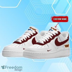 Washington Commanders NFL Custom Name Air Force Shoes Product Photo 3