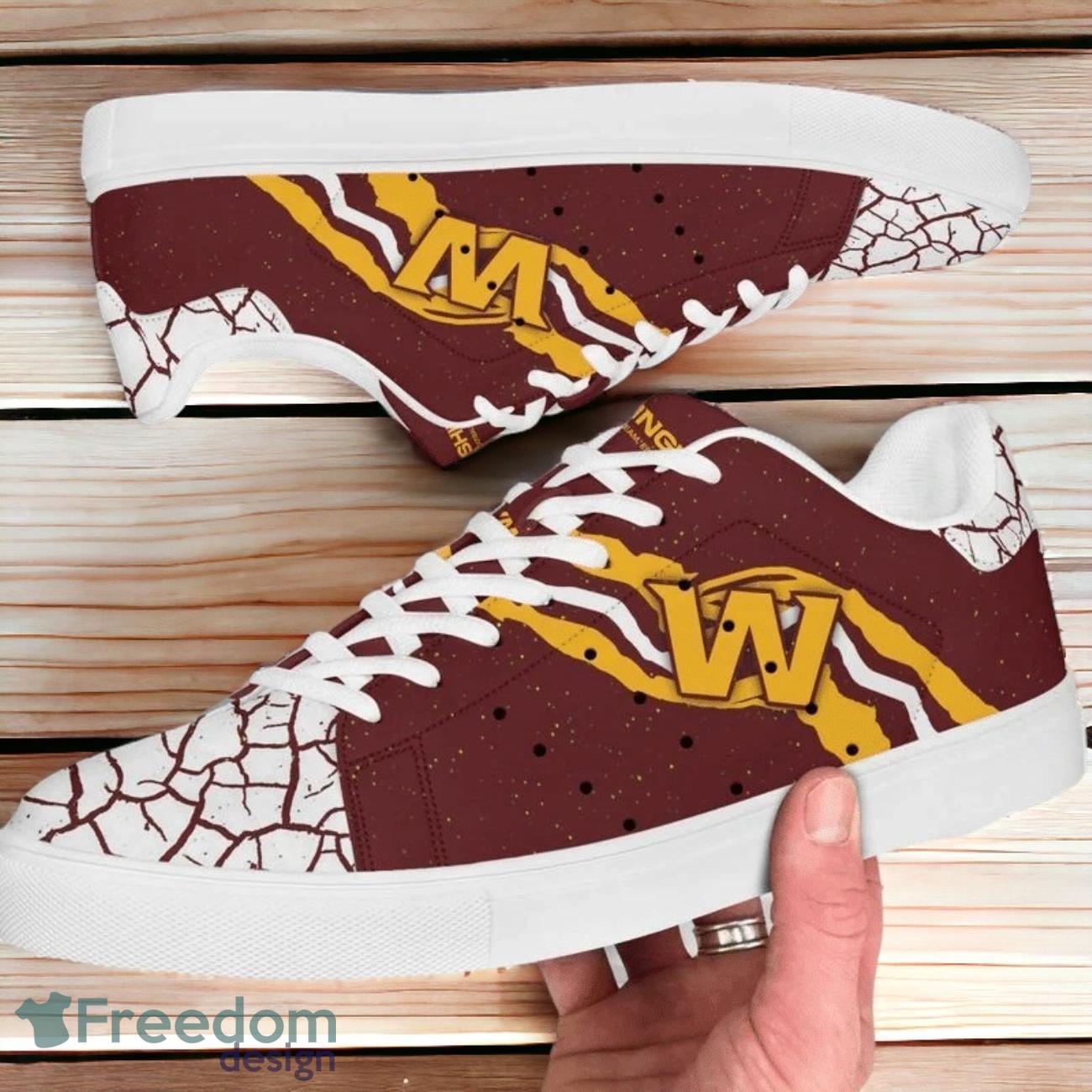 Washington Commanders Nfl Skate Shoes 3D For Fans Product Photo 1