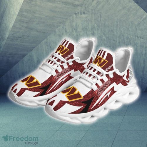 Washington Commanders Symbol Geometric Footwear Running Shoes Ideas Max Soul Shoes Gift - Washington Commanders Symbol Geometric Pattern Max Soul Shoes_2