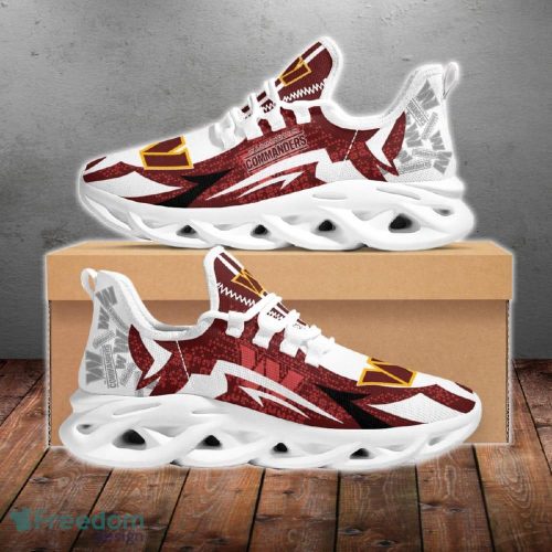 Washington Commanders Symbol Geometric Footwear Running Shoes Ideas Max Soul Shoes Gift - Washington Commanders Symbol Geometric Pattern Max Soul Shoes_1