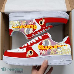 Washington Redskins Red Color NFL Air Force Shoes Sneakers For Fans
