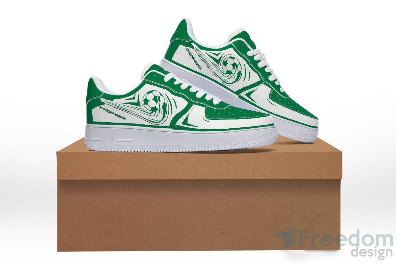 Werder Bremen Air Force Shoes Sneaker For Men Women image Werder Bremen Air Force Shoes Sneaker For Men Women Product Photo 1
