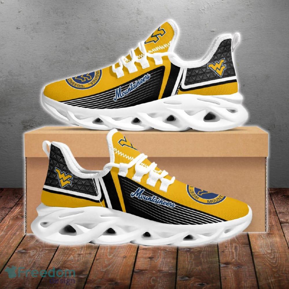 West Virginia Mountaineers Fan Style Running Shoes Ideas Max Soul Shoes Gift - West Virginia Mountaineers #1 Fan M Soul Shoes Limited Edition_1