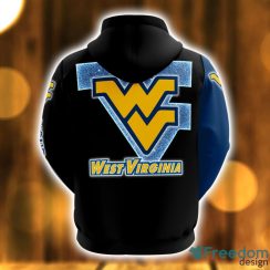 West Virginia Mountaineers Name All Over Printed 3D Hoodie For Fans Custom Name Product Photo 2