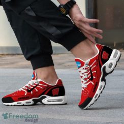 Wisconsin Badgers Custom Name Kicks NCAA Teams Air Cushion Sport Shoes Product Photo 2