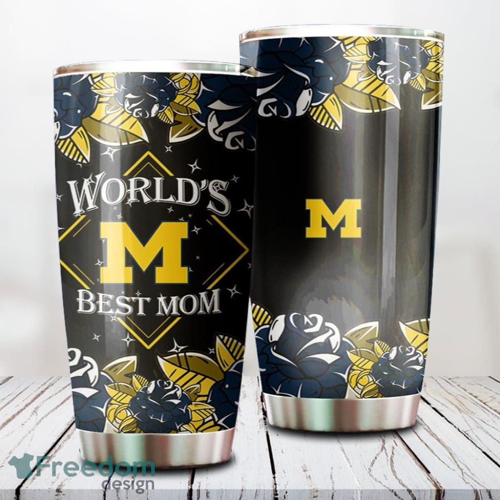 World's Best Mom Michigan Wolverines NCAA Tumbler image World's Best Mom Michigan Wolverines NCAA Tumbler