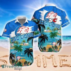 ZSC Lions Beach Coconut Pattern Aloha Hawaiian Shirt And Shorts ZSC Lions Beach Coconut Pattern Aloha Hawaiian Shirt And Shorts