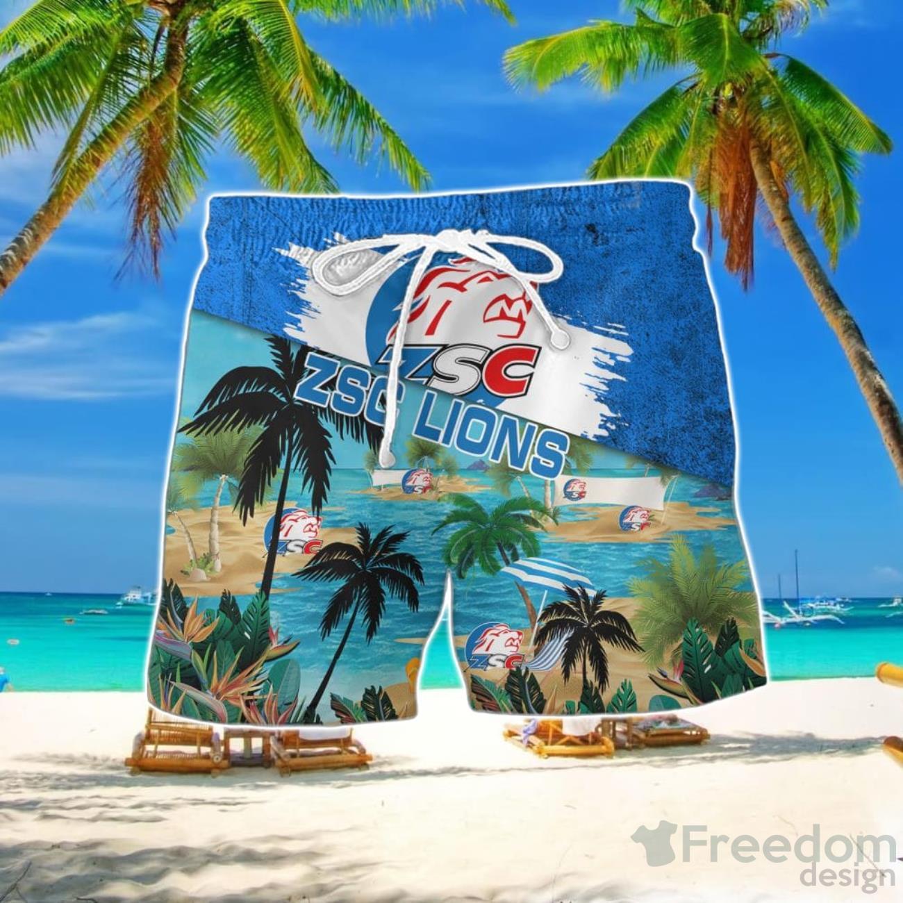 ZSC Lions Hawaiian Shirt And Short image ZSC Lions Hawaiian Shirt And Short Product Photo 2