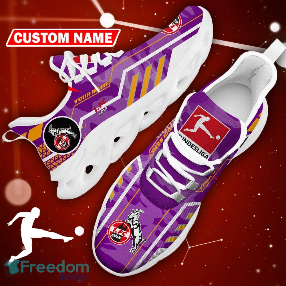 1. FC Koln Logo Running Sneakers Camo Purple Max Soul Shoes Custom Name image 1. FC Koln Logo Running Sneakers Camo Purple Max Soul Shoes Custom Name - 1. FC Koln Logo Camo Chunky Sneakers Triangle Pattern Max Soul Shoes Photo 18