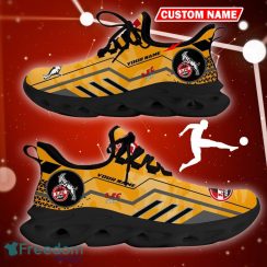 1. FC Koln Logo Running Sneakers Camo Yellow Max Soul Shoes Custom Name - 1. FC Koln Logo Camo Chunky Sneakers Triangle Pattern Max Soul Shoes Photo 2