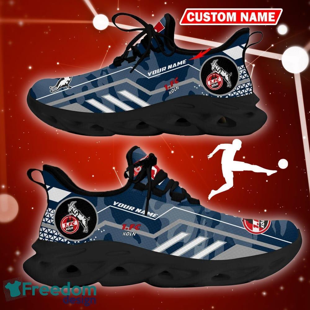 1. FC Koln Logo Sport Sneakers Camo Navy Max Soul Shoes Custom Name image 1. FC Koln Logo Sport Sneakers Camo Navy Max Soul Shoes Custom Name - 1. FC Koln Logo Camo Chunky Sneakers Triangle Pattern Max Soul Shoes Photo 9