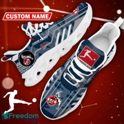 1. FC Koln Logo Sport Sneakers Camo Navy Max Soul Shoes Custom Name