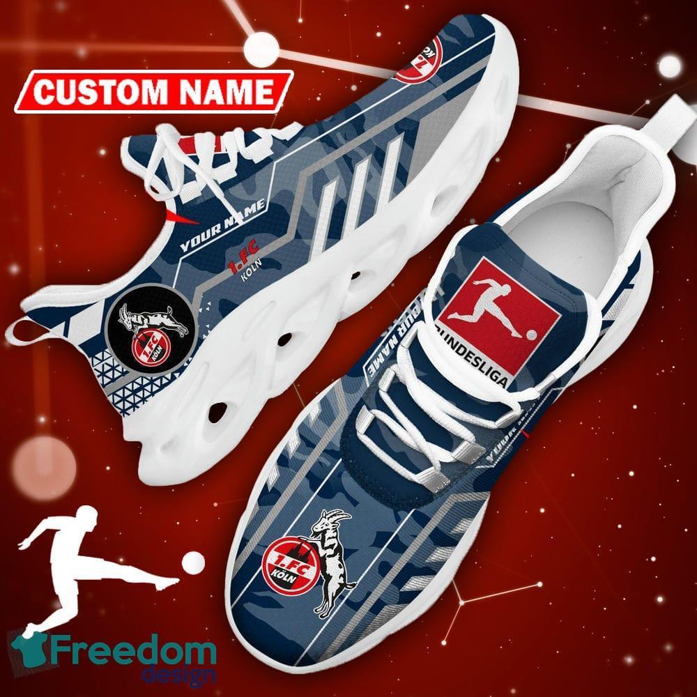 1. FC Koln Logo Sport Sneakers Camo Navy Max Soul Shoes Custom Name image 1. FC Koln Logo Sport Sneakers Camo Navy Max Soul Shoes Custom Name - 1. FC Koln Logo Camo Chunky Sneakers Triangle Pattern Max Soul Shoes Photo 19