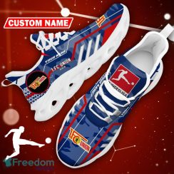 1. FC Union Berlin Logo Chunky Sneakers Camo Blue Max Soul Shoes Custom Name