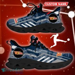 1. FC Union Berlin Logo Chunky Sneakers Camo Navy Max Soul Shoes Custom Name - 1. FC Union Berlin Logo Camo Chunky Sneakers Triangle Pattern Max Soul Shoes Photo 9