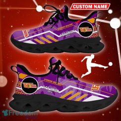 1. FC Union Berlin Logo Chunky Sneakers Camo Purple Max Soul Shoes Custom Name - 1. FC Union Berlin Logo Camo Chunky Sneakers Triangle Pattern Max Soul Shoes Photo 8