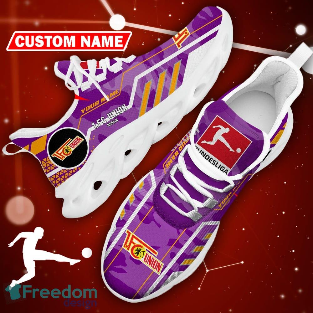 1. FC Union Berlin Logo Chunky Sneakers Camo Purple Max Soul Shoes Custom Name image 1. FC Union Berlin Logo Chunky Sneakers Camo Purple Max Soul Shoes Custom Name - 1. FC Union Berlin Logo Camo Chunky Sneakers Triangle Pattern Max Soul Shoes Photo 18