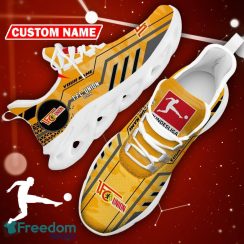 1. FC Union Berlin Logo Running Sneakers Camo Yellow Max Soul Shoes Custom Name