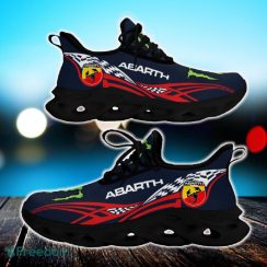 Abarth Max Soul Shoes Car Recognition Chunky Sneakers White Gift For Fans - Abarth Car Max Soul Sneakers Custom Photo 2