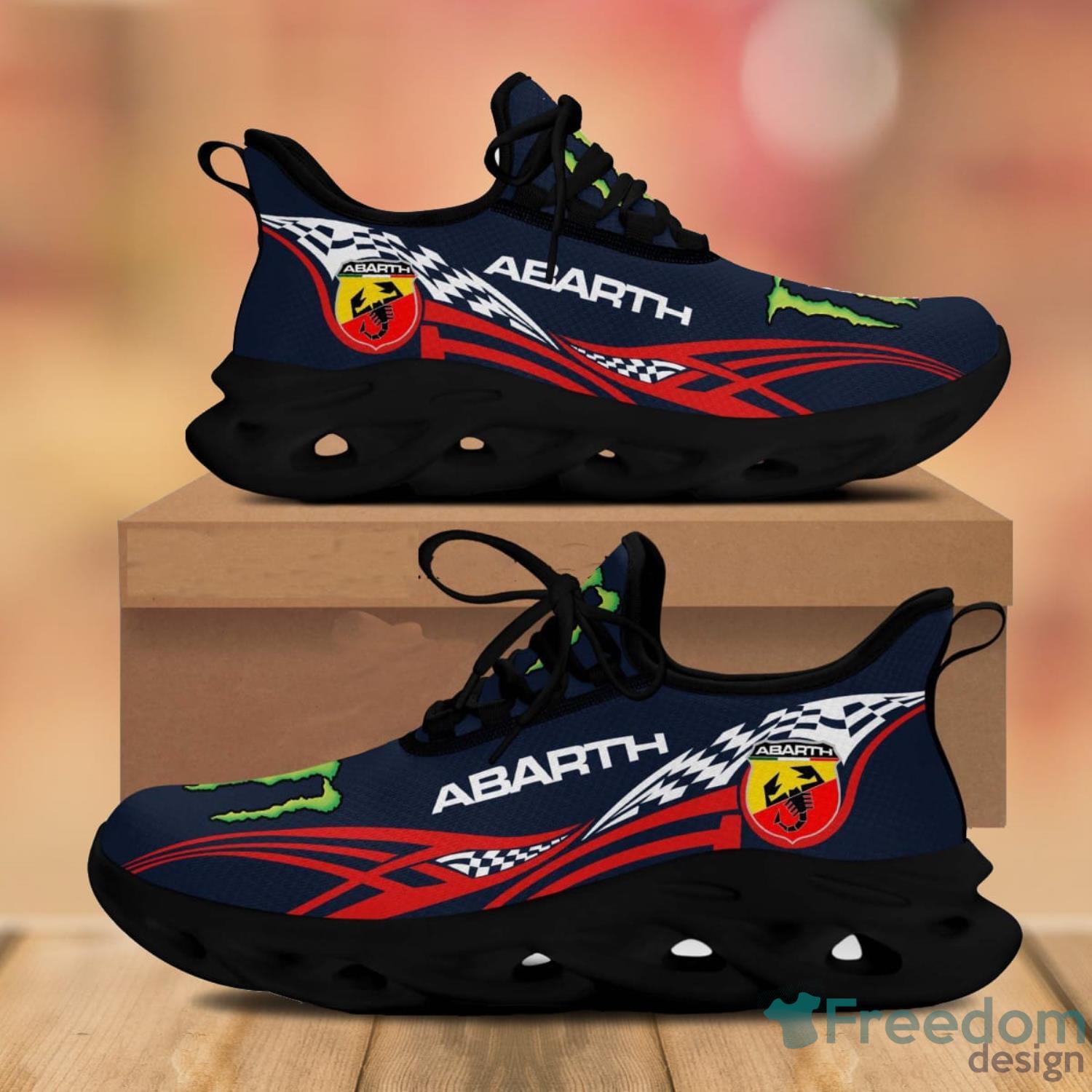 Abarth Max Soul Shoes Running Sneakers Men And Women Shoes Trending Gift image Abarth Max Soul Shoes Running Sneakers Men And Women Shoes Trending Gift Product Photo 2