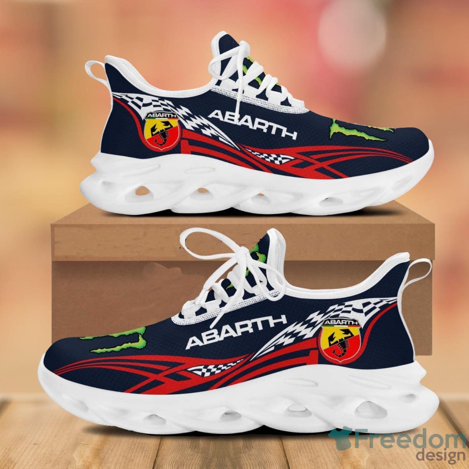 Abarth Max Soul Shoes Running Sneakers Men And Women Shoes Trending Gift image Abarth Max Soul Shoes Running Sneakers Men And Women Shoes Trending Gift Product Photo 1