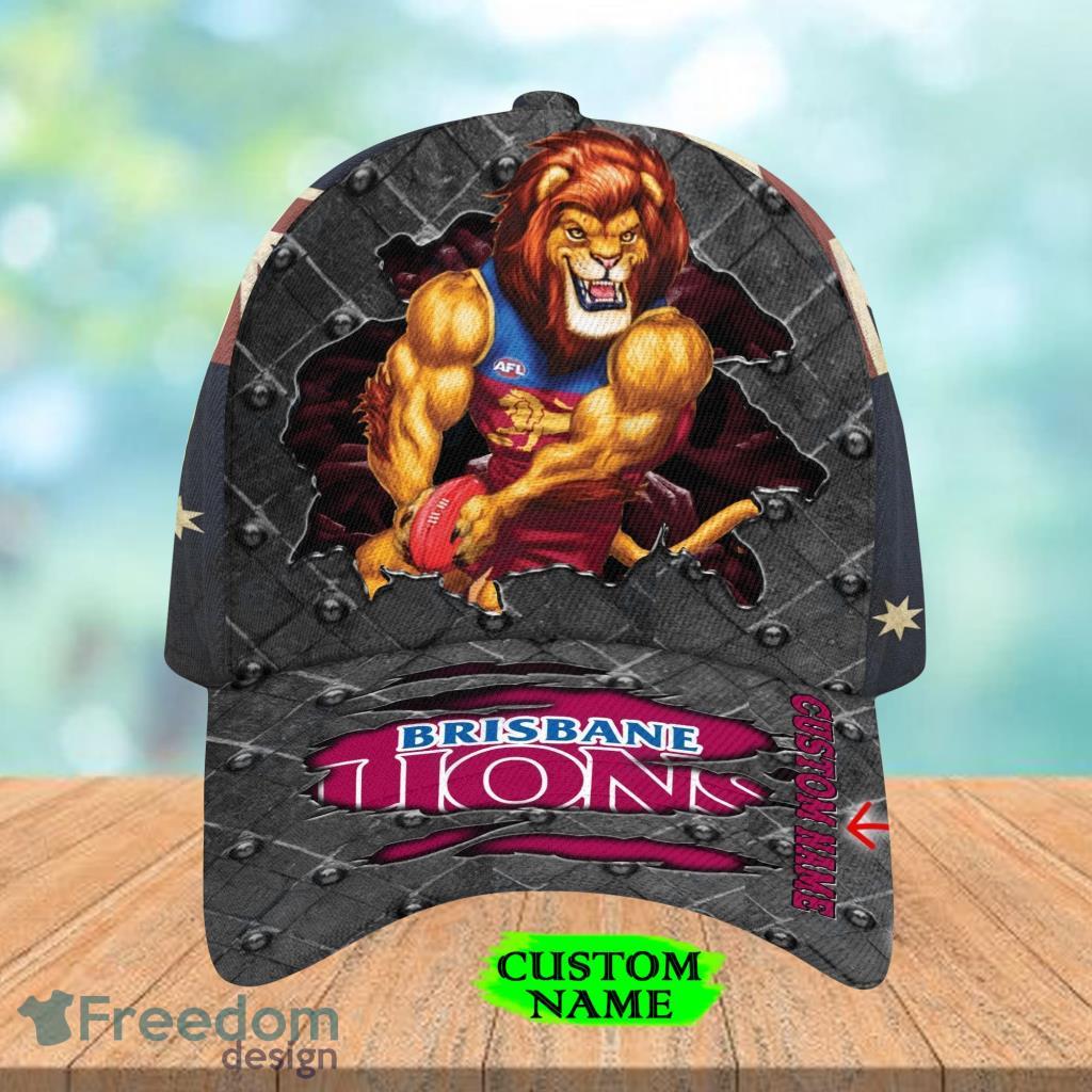 Afl Brisbane Lions Mascot Hat Cap 3D Personalized Gift For Fans image Afl Brisbane Lions Mascot Hat Cap 3D Personalized Gift For Fans Product Photo 1