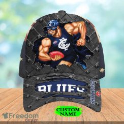 Afl Carlton Blues Mascot Hat Cap 3D Personalized Gift For Fans
