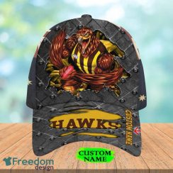 Afl Hawthorn Hawks Mascot Hat Cap 3D Personalized Gift For Fans
