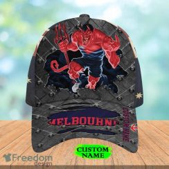 Afl Melbourne Demons Mascot Hat Cap 3D Personalized Gift For Fans