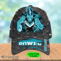 Afl Port Adelaide Power Mascot Hat Cap 3D Personalized Gift For Fans