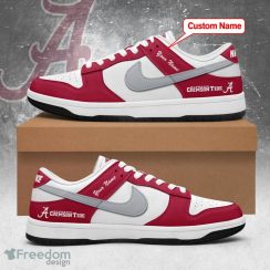 Alabama Crimson Tide Low Top Shoes Custom Name For Fans Gift Sneakers