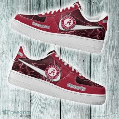 Alabama Crimson Tide Thunder Lightning Air Force 1 Shoes Limited Edition For Fans Gift - Alabama Crimson Tide Thunder Lightning AF Shoes Limited Edition_2