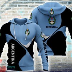 Argentina Brand Logo Blizzard 3D Hoodie All Over Printed For Men Women