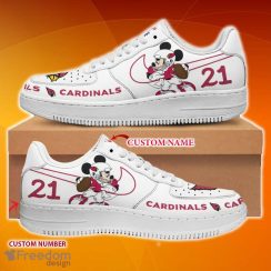 Arizona Cardinals Air Force Sneakers Custom Number And Name For Fans AF1 Iconic Shoes